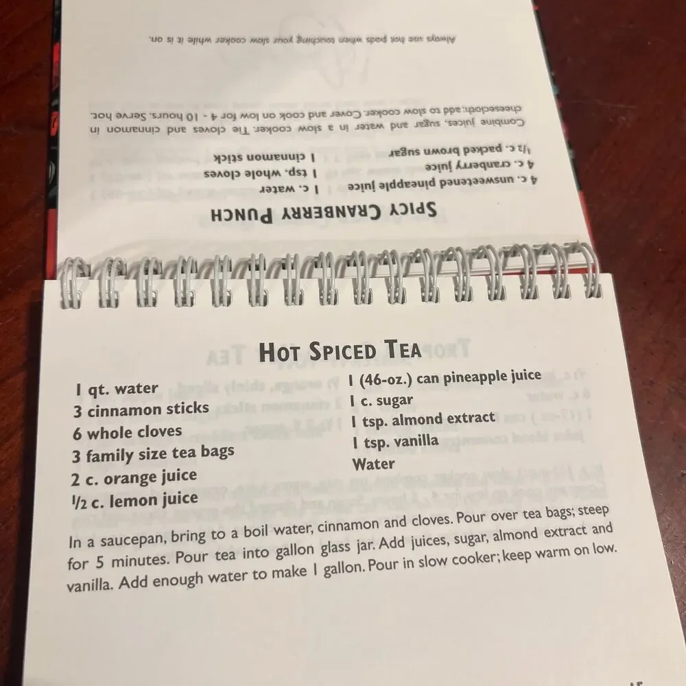 Crockery Cookbook Flip Book School Mate Publishing Recipes Crockpot One Pot Meal